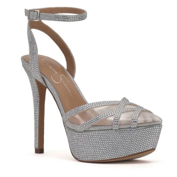Jessica Simpson Oluina Embellished Platform Pumps - Picture 1 of 15